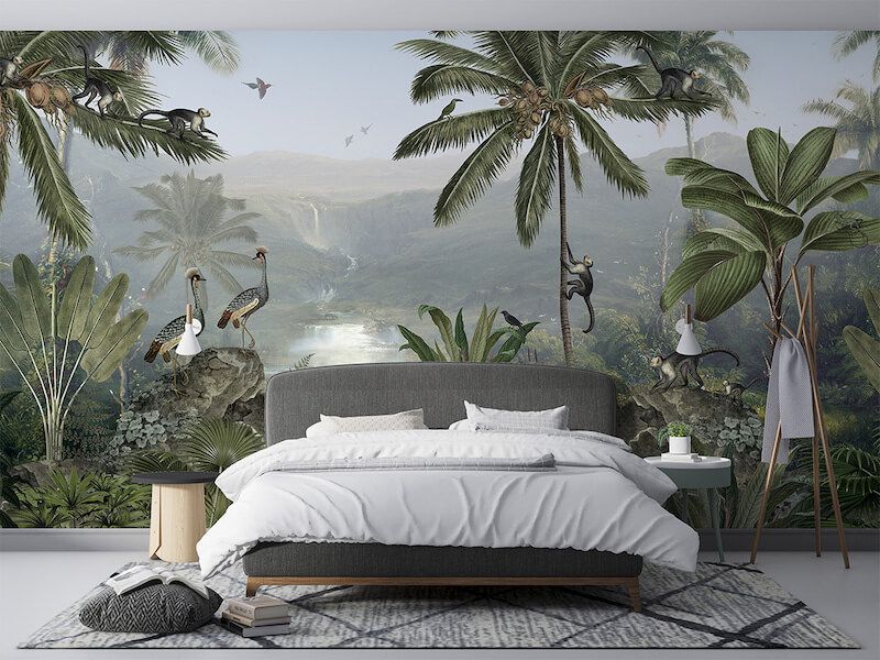 Monkey Sanctuary Wall Murals